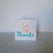 Set of 6 easter thank you note cards