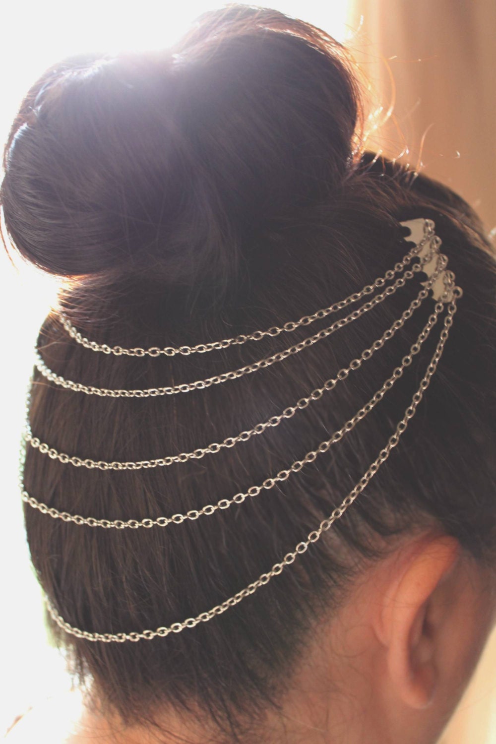 Silver Hair Chain