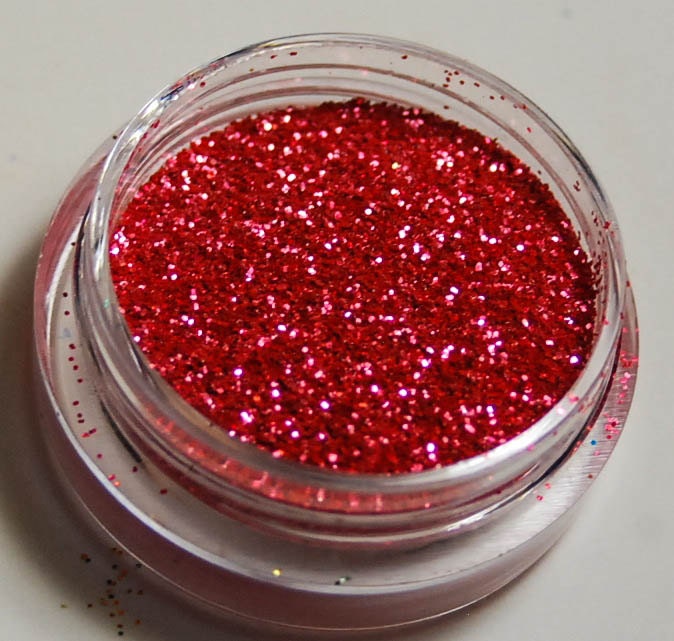 Shocking Cosmetic Glitter - Red / Pink  - 3 Gram  Jar