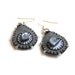Grey fog - felt earrings