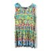hella 90s /// Rainbow Tropical FISH Print slouch Babydoll Jumper Seapunk Dress