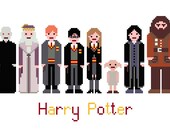 Harry Potter Cross Stitch Pattern (PDF) INSTANT DOWNLOAD