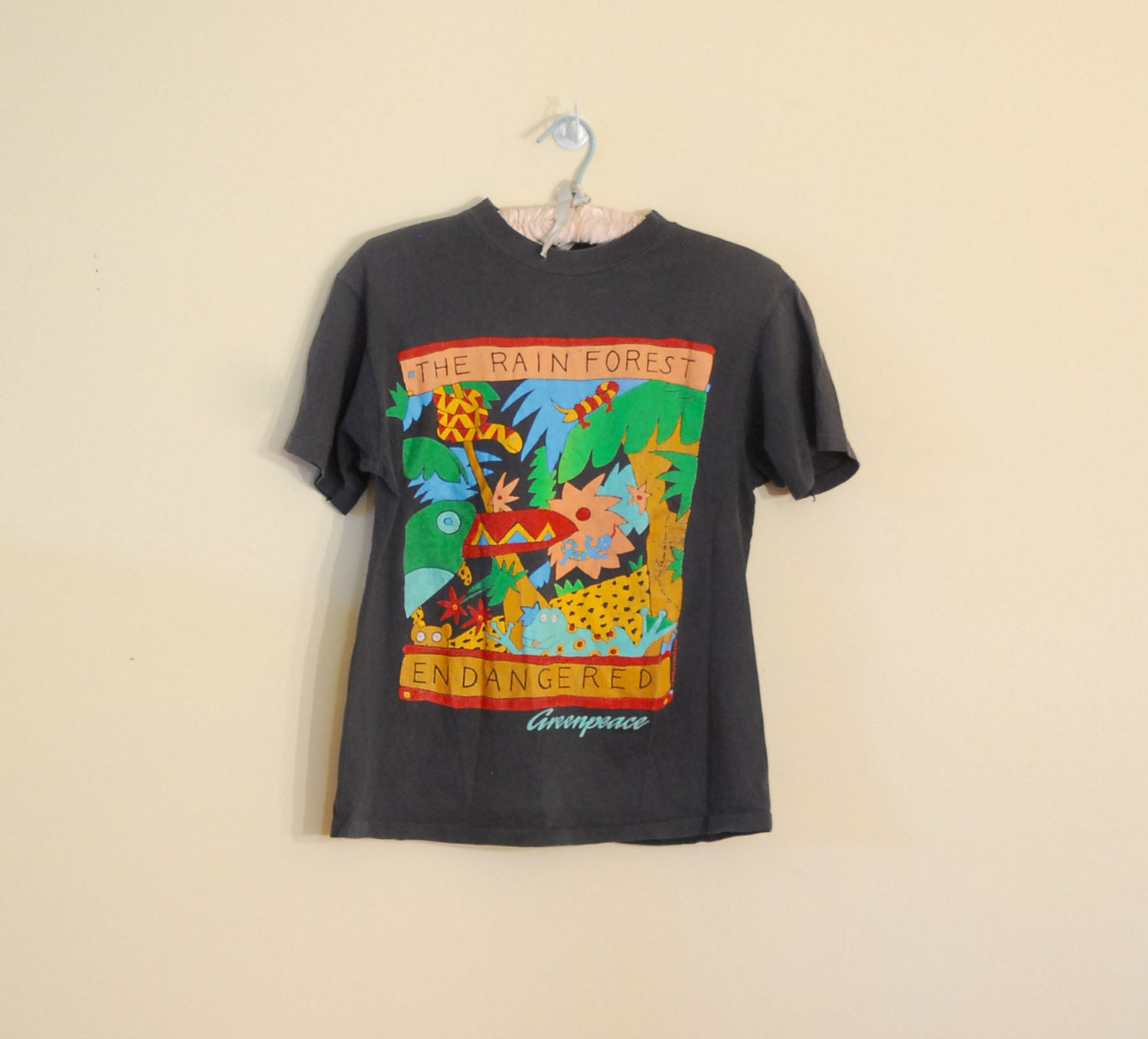 Vintage Greenpeace TShirt by LogansClothing on Etsy