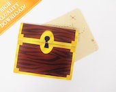 Pirate Party Invites - Treasure Chest Printable