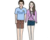 Cartoon Couples Portrait