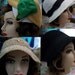 cute 1920 1940 hats set of 5