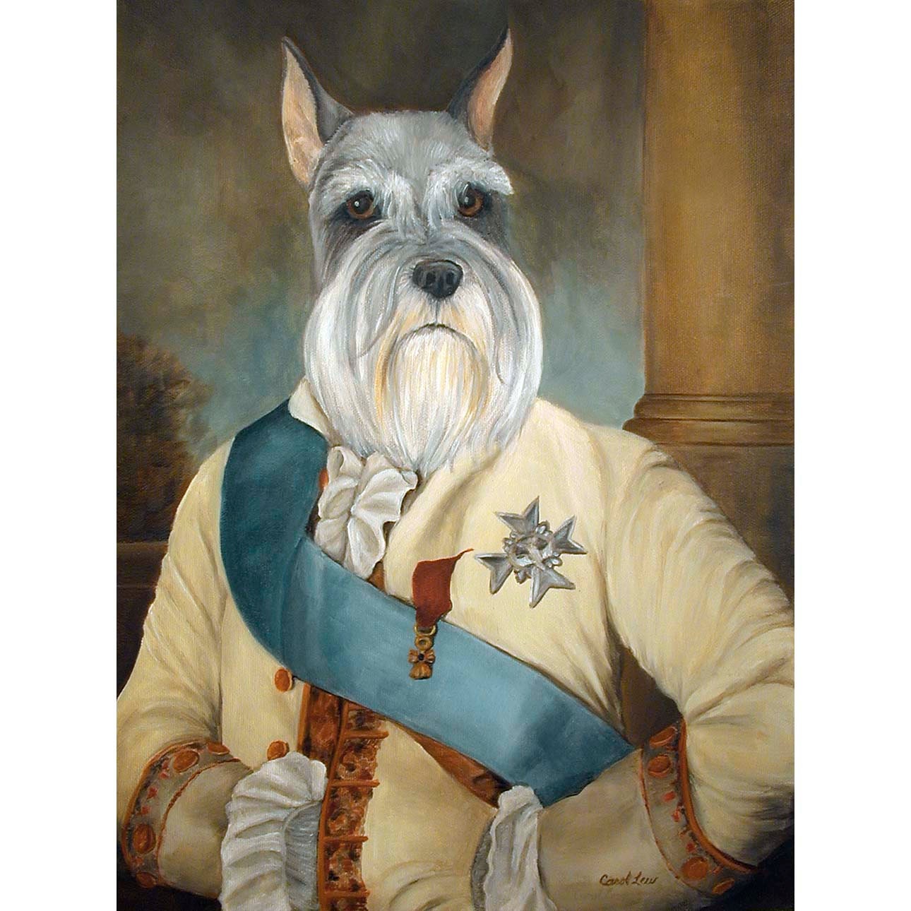 Schnauzer Phillip XVI 8x10 print