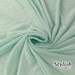 SEAFOAM PALE Rayon Jersey Knit Fabric Seafoam Tissue Knit Fabric by the yard Apparel Dress Shirt Arts and Crafts Fabric - 13237