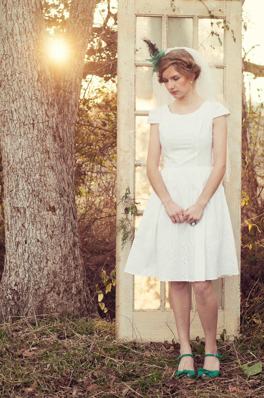 Tea Length Wedding Dress - Size X-Large