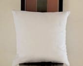 White pure Linen pillow - Decorative pillow - Linen Cushion with zipper - 20X20 Throw pillow - Cushion cover - Easter gift summer pillow