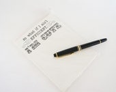 Mid-Modern Vintage Funny Notepaper with Cute Typography -  Mad Men Office Supplies Gift graphic design notepad cute stationary retro paper