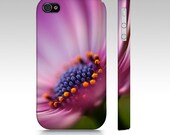 iPhone Case, iPhone 4/4S, iPhone 5, Samsung Galaxy S3, Lavender Pink Daisy, Blue Center, Flower Photography, Spring,  Summer, Gift for Her