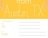 Hello from Austin,TX- Postcard