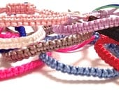 3 FOR 2 - Stackable bracelet set, Macrame Bracelet, Friendship bracelets, Custom personalised colours, handmade