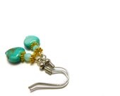 Heart Earring, Valentine's Day, Valentines Gifts, heart, Blue, Turquoise, Spring Earring, Resin Earring. E04