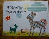 Handmade - Mother's Day Card - I love you...Mother Dear