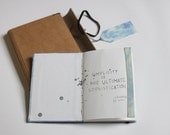 Handmade Tie-Dye Notebook with Fabric Cover
