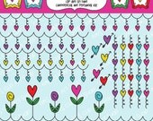 Lovey Dovey Valentine Doodles Clip Art for Commercial or Personal Use - clipart, clip art, doodles Il_170x135