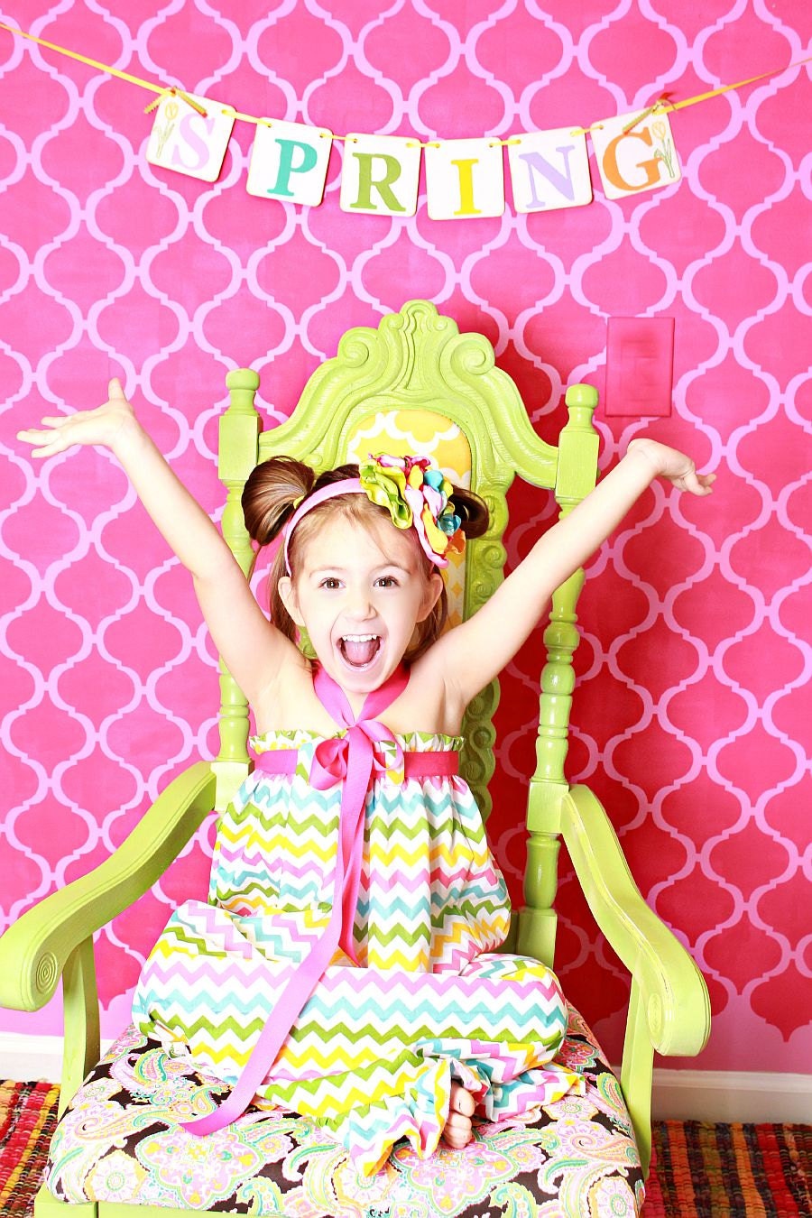 Easter decoration SPRING banner Spring decoration spring garland spring sign Happy Easter photo prop