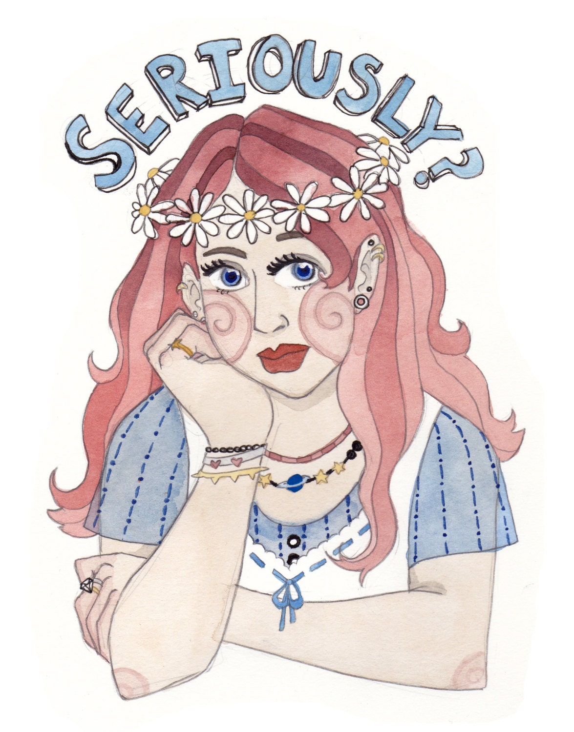 Illustration Print Seriously