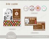 Little Cookie Printable Birthday Party Package by tania's design studio