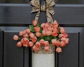 Spring Wreath - Mothers Day - Home Decor - Door Wreath - Floral Arrangement - Gift Idea - Summer Wreath