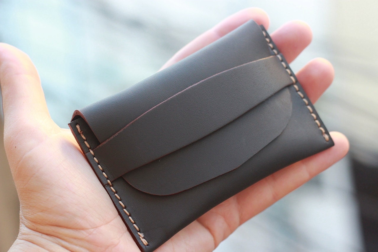 Women Wallets / Leather Wallet / Grey Wallet Handmade by JooJoobs