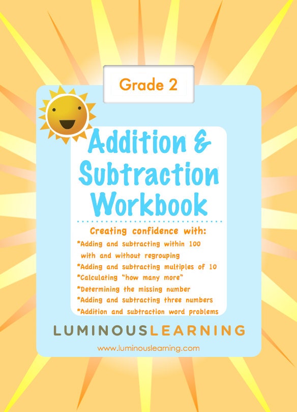 Grade 2 Addition and Subtraction e-Workbook for Struggling Math Learners