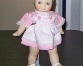 Vintage BISQUE KEWPIE DOLL with Stand Very rare articulated arms, legs and head