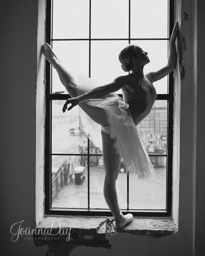 Ballet Art, Ballet Print Photography, Dance Photography, Black and White Dance Print, Grace 01
