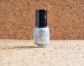 Silver Nail Polish -  handmade nontoxic 3 free lacquer handcrafted swag grey shades cool calm preppy girly accessories no yucky stuff