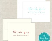 Set of 10 Handmade Thank You from the Bottom of My Heart  Folded Notecards Stationery in Gift Box