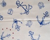 Marine National Linen Fabric Quarter Yard