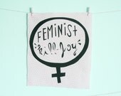 Feminist Killjoy Back Patch in Pink Daisies
