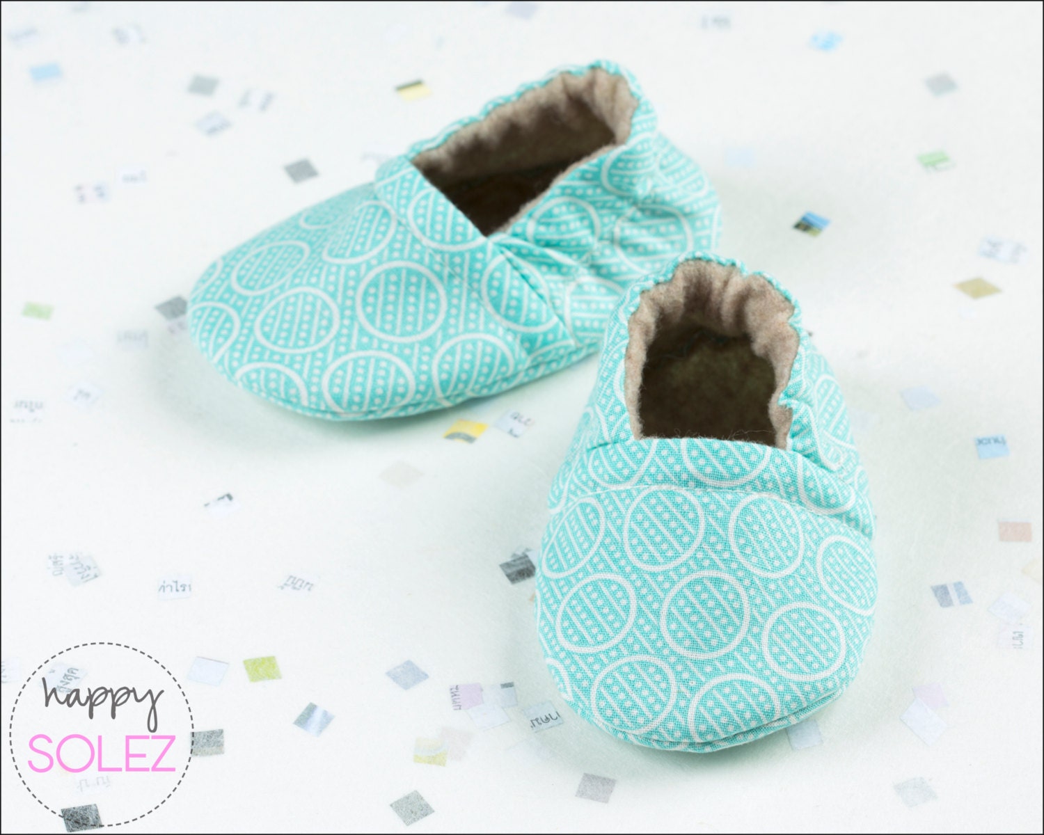 Blue Skies // Baby Booties // Eco Friendly // Crib Shoes // Soft Sole // Accessories for Baby