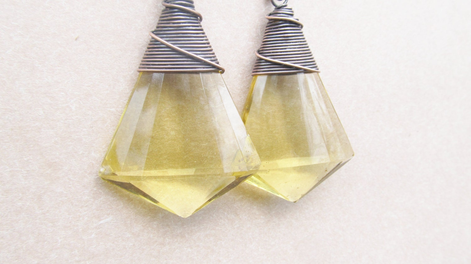 Gauged Earrings Wire Wrap Earrings 8g Earrings Wire Wrap Jewelry DanielleRoseBean Ear Weights