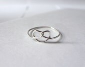 Pretzel ring Love knot rings Cute rings Gifts for her Mother's Day 