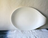 Vintage Eva Zeisel Platter Hall Hallcraft Tomorrow's Classic White SALE