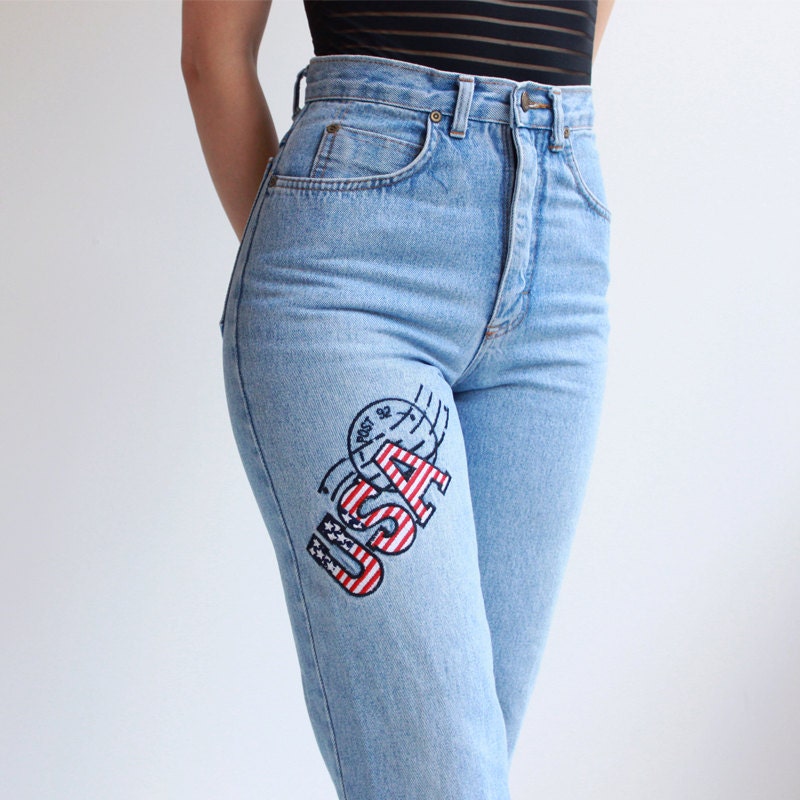 90s Jeans - USA - high waisted - small - Vintage
