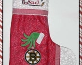 Custom Christmas stocking any team