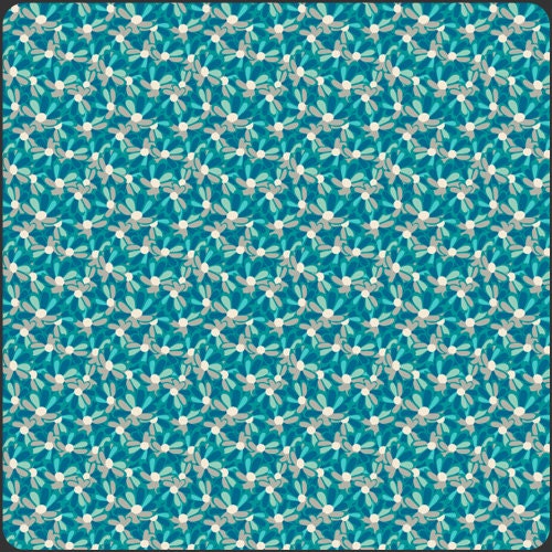 Blue Floral Fabric Revive by Art Gallery Fabrics
