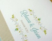 Wedding Thank You Notes, Sticks and Twigs Wedding Thank You Notes, Rustic Wedding Thank You Notes, Spring Wedding Thank You Notes