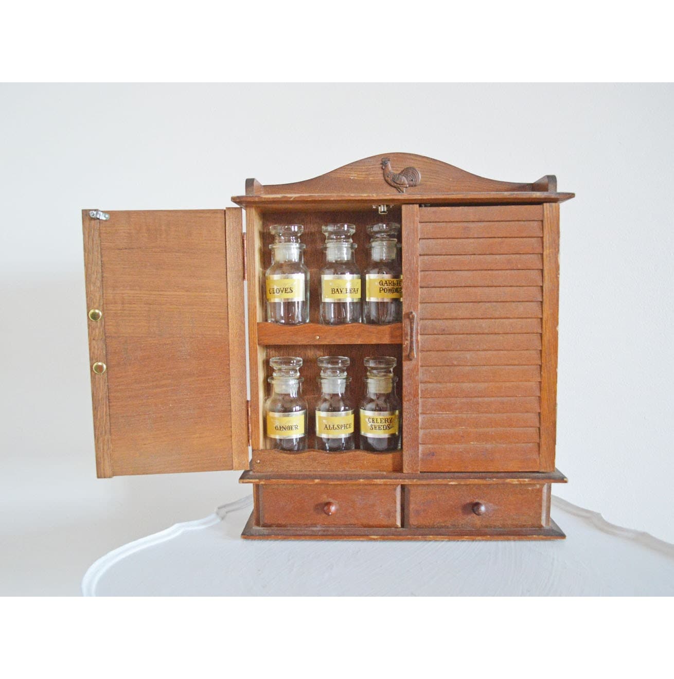 Vintage Spice Cabinet 8