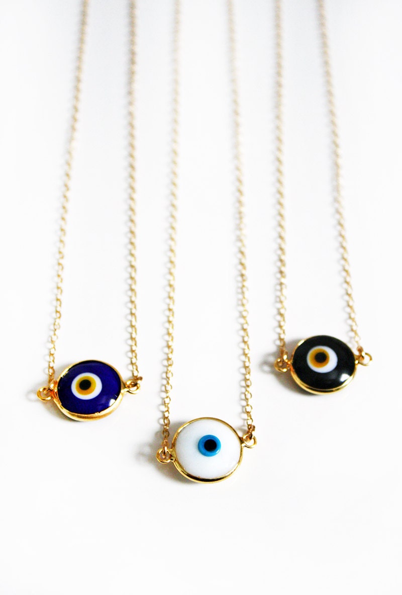 EVIL EYE coin necklace