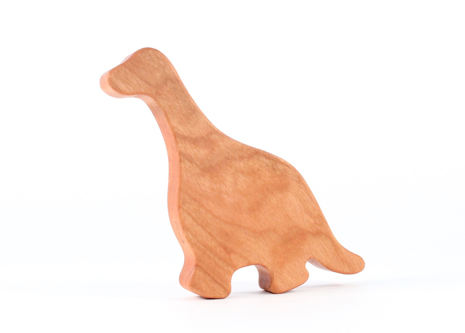 dinosaur RATTLE - an organic, eco-friendly wooden baby toy, teether safe with homegrown organic finish, boy baby shower gift