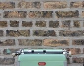 Vintage Mint Green & Grey Royal Model FP Typewriter
