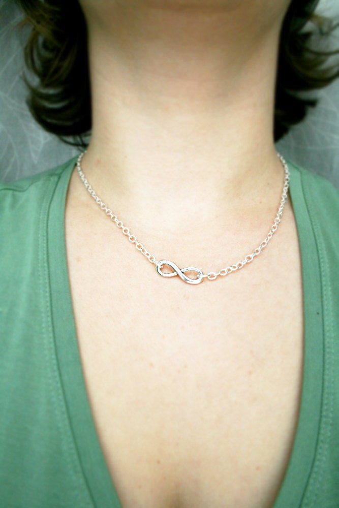 Infinity necklace.  Silver chain Tibetan victorian key. Ready to ship Infinity symbol. Anklet infinity. Bracelet Infinity. Silver infinity