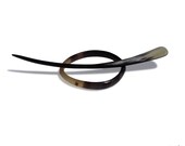 Hair stick, Shawl pin, Scarf pin, Hair slider barrette, Hair Clip, Horn, Tribal, Boho, Natural Hair Accessory, Handmade by MariyaArts