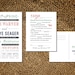 Classic Vintage Wedding Invitation & Mad Libs RSVP Card - Old Fashioned Style - Printable DIY
