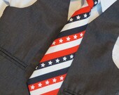 36 Child Neck Tie- Toddler, Baby Boy, Kid (Patriotic, Stars & Stripes, Blue, Red, Green, Pink, Orange, Floral, Plaid, Dots, Paisley, Damask)